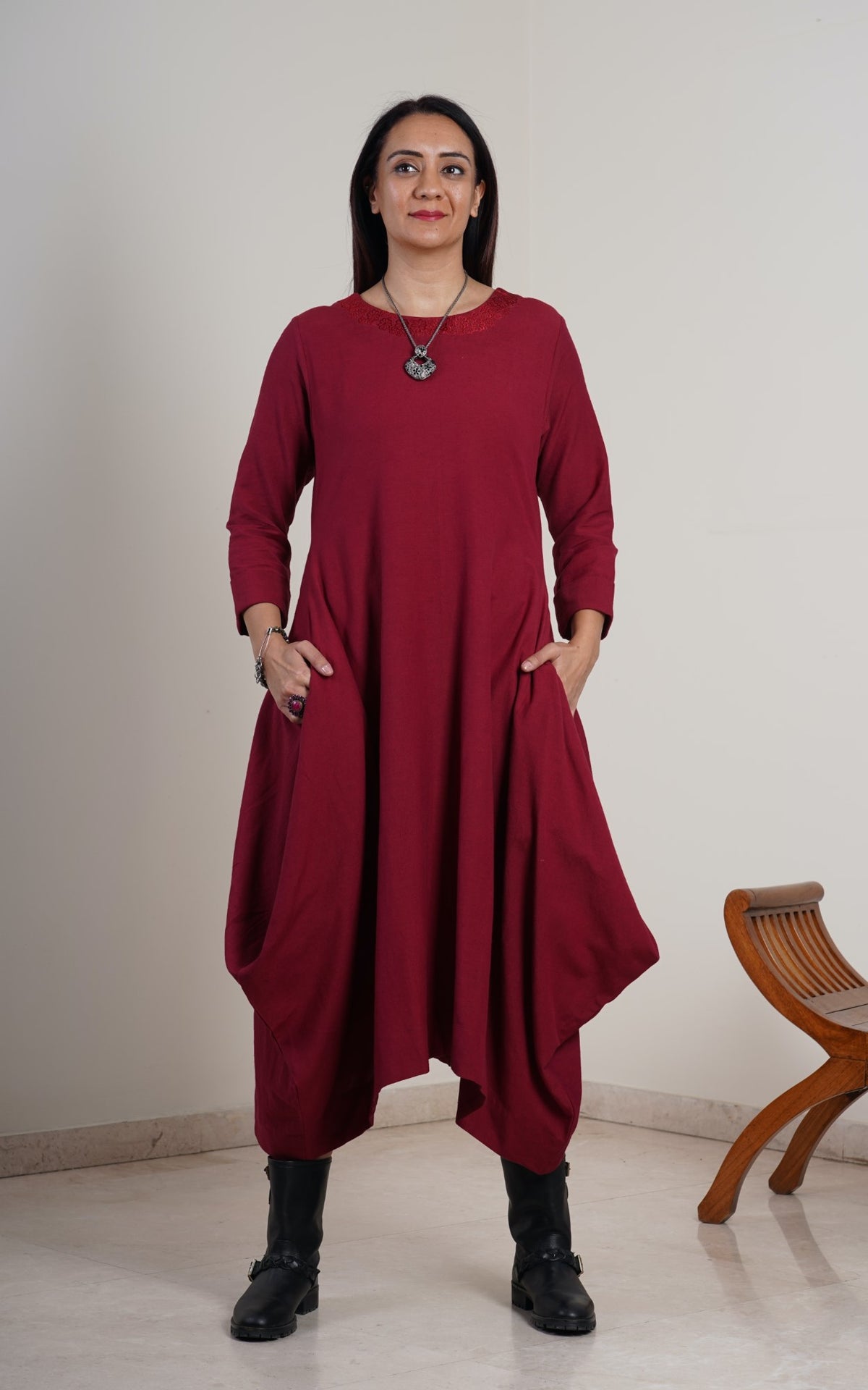 Cowl Dress