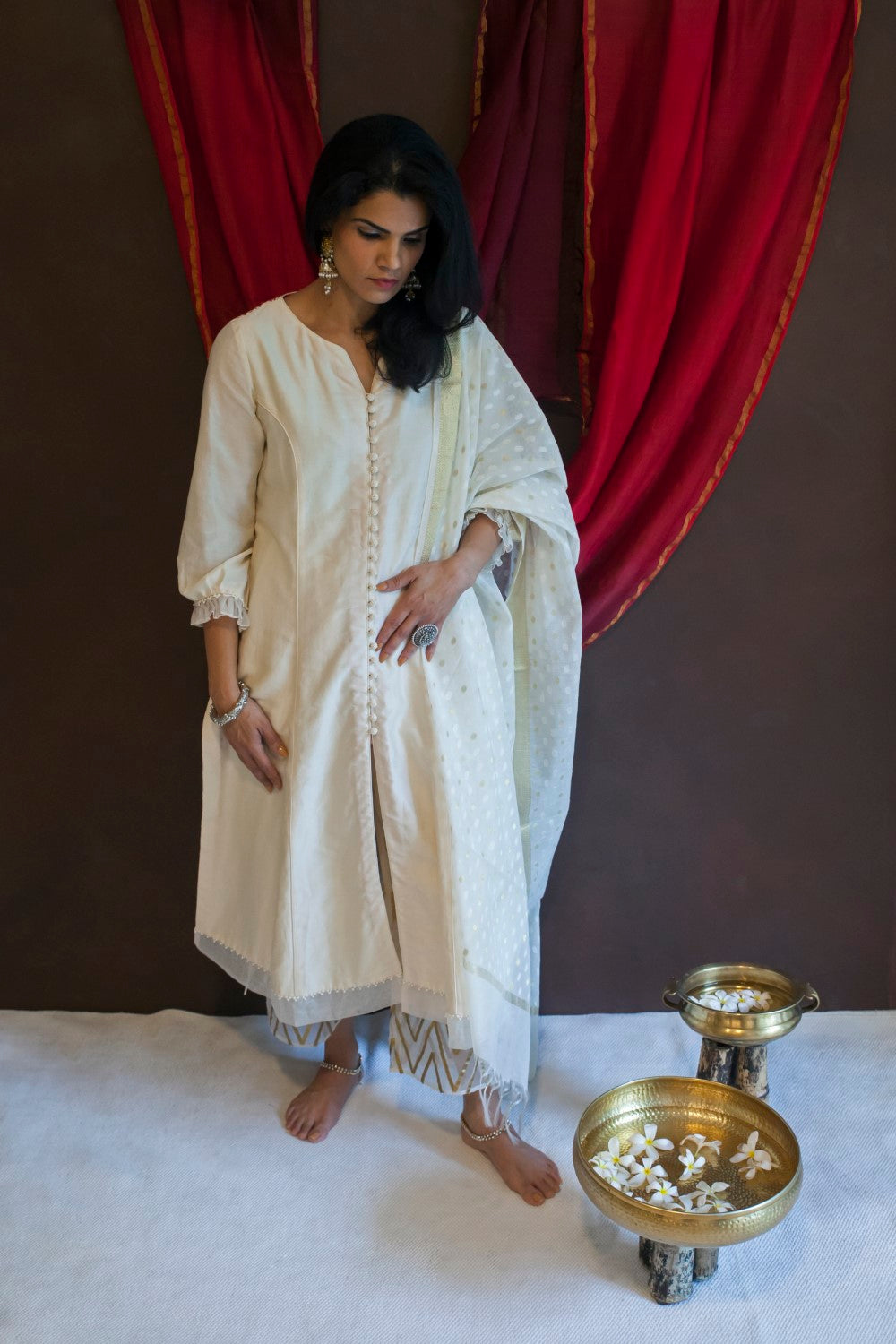 Noorjahan Kurta with Palazzo & dupatta