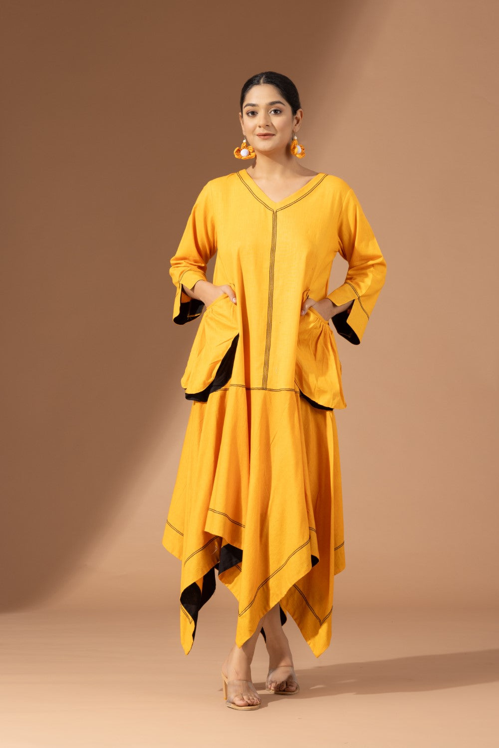 Apricot Aura Dress