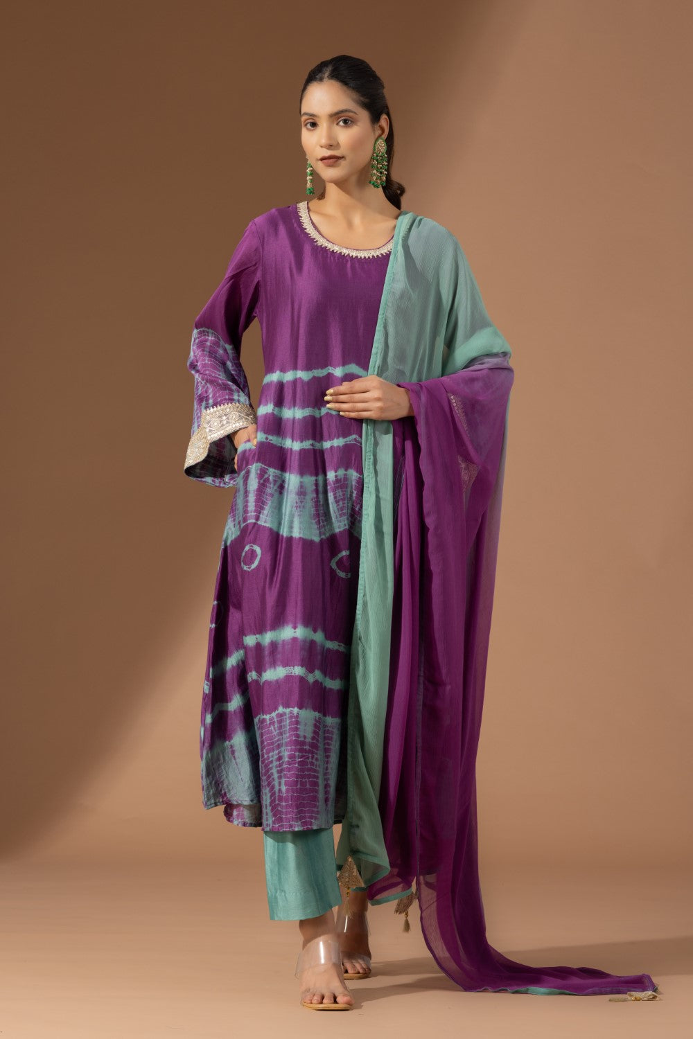 Mulberry Aqua Kurta Set