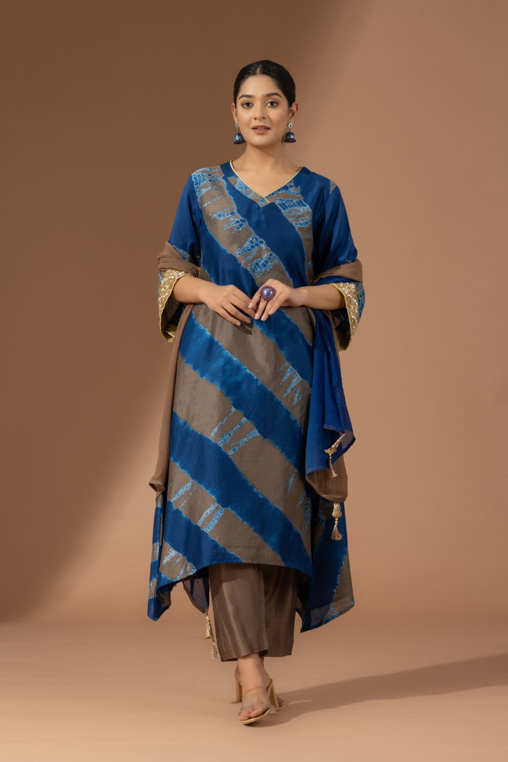 Midnight Taupe Kurta Set