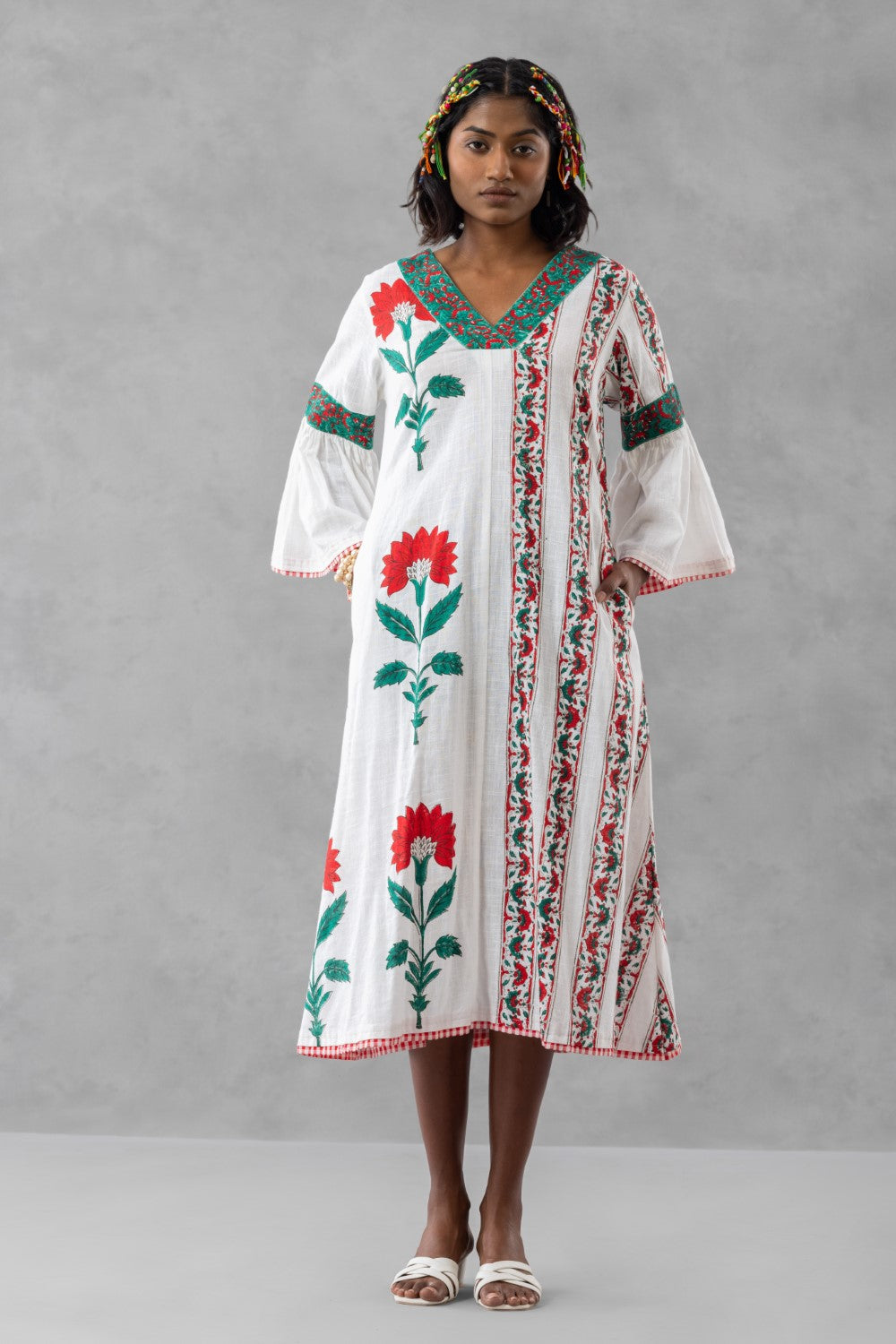 Gulbagh Handblock Dress